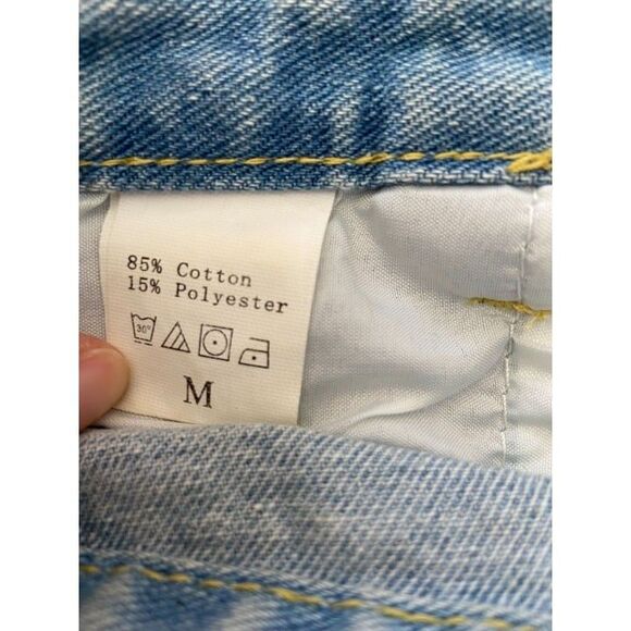 Vintage Jean Shorts with Smiley Face (Medium) - Picture 5 of 5